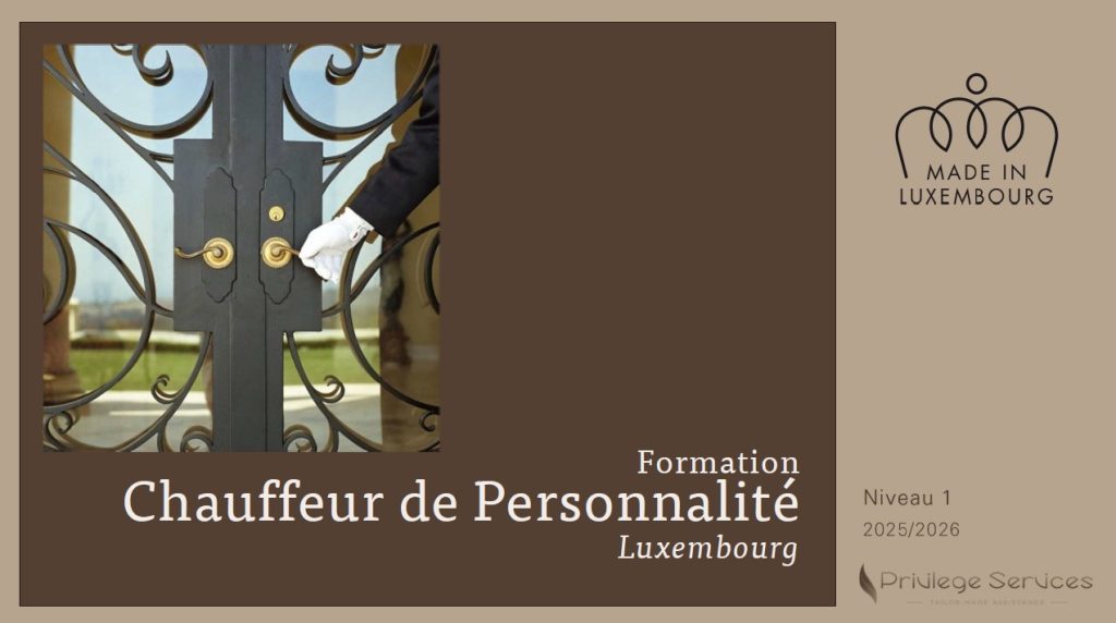 Formation Chauffeur de Maître, Chauffeur de Direction
